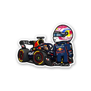 Max Verstappen Sticker waterproof vinyl decal for laptop, bike, car & bottle