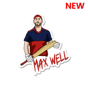 Max well Sticker waterproof vinyl decal for laptop, bike, car & bottle