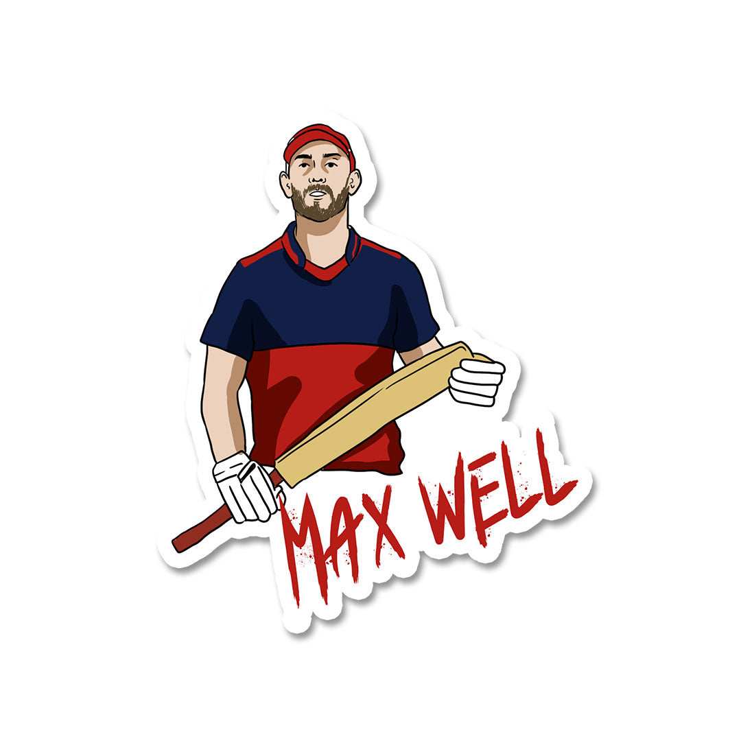 Max well Sticker waterproof vinyl decal for laptop, bike, car & bottle