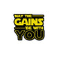 May The Gains Be Woth You Sticker waterproof vinyl decal for laptop, bike, car & bottle