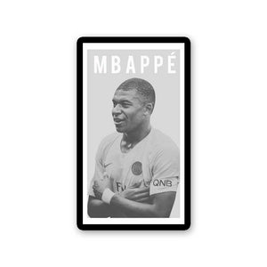 Mbappe Sticker waterproof vinyl decal for laptop, bike, car & bottle