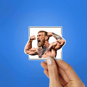 Mc Gregor Sticker waterproof vinyl decal for laptop, bike, car & bottle