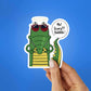 Me Scary Sticker waterproof vinyl decal for laptop, bike, car & bottle
