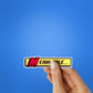 Meanwhile Sticker waterproof vinyl decal for laptop, bike, car & bottle