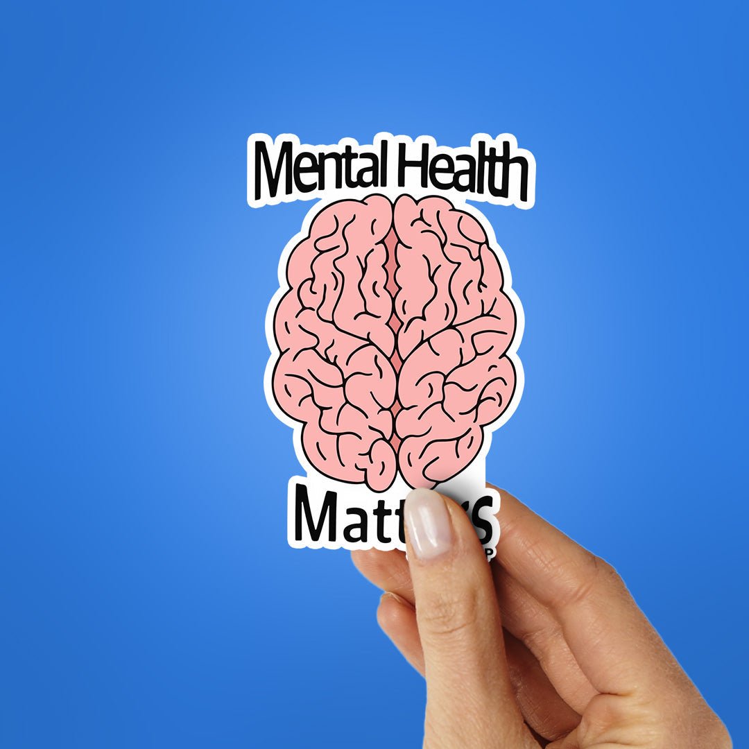 Mental Health Matter Sticker waterproof vinyl decal for laptop, bike, car & bottle