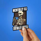 Mentally Ill But Totaly Chill Sticker waterproof vinyl decal for laptop, bike, car & bottle