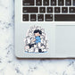 Meow Mountain Sticker waterproof vinyl decal for laptop, bike, car & bottle