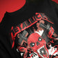 METALLICA OVERSIZED T - SHIRT waterproof vinyl decal for laptop, bike, car & bottle