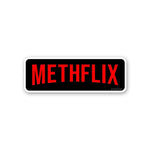 Methflix Sticker waterproof vinyl decal for laptop, bike, car & bottle