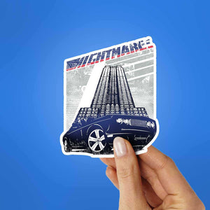 Mightmare Sticker waterproof vinyl decal for laptop, bike, car & bottle