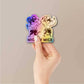 Mighty Mice Holographic Sticker waterproof vinyl decal for laptop, bike, car & bottle