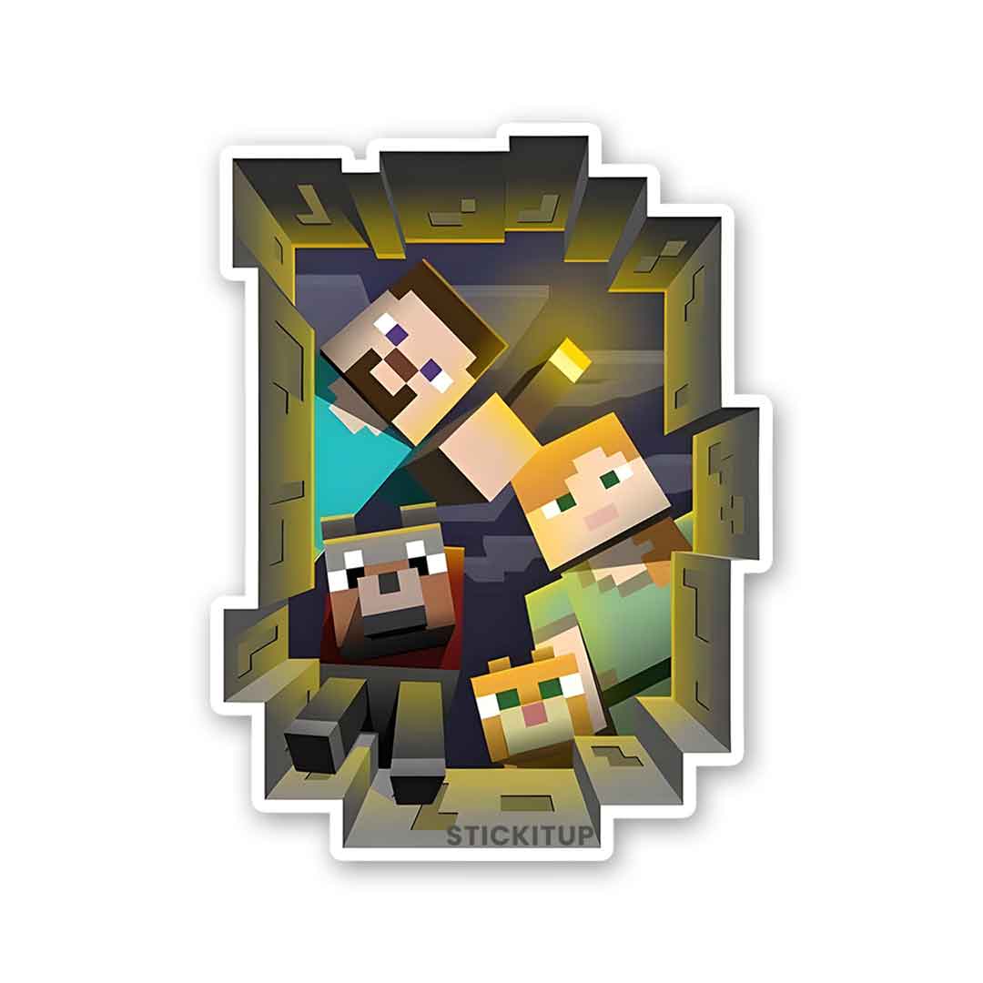 Mincraft Sticker - STICK IT UP