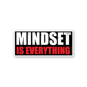 Mindset Is Everything Sticker waterproof vinyl decal for laptop, bike, car & bottle