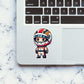 Mini Michael Sticker Sticker waterproof vinyl decal for laptop, bike, car & bottle