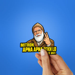 Mitron Apna Apna Dekh Lo Sticker