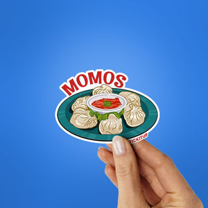 MOMOS Sticker waterproof vinyl decal for laptop, bike, car & bottle