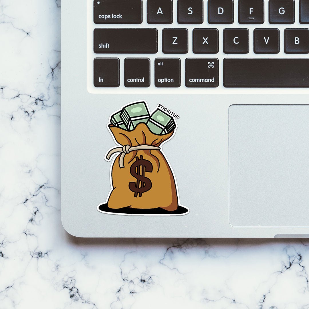Money Bag Sticker - STICK IT UP