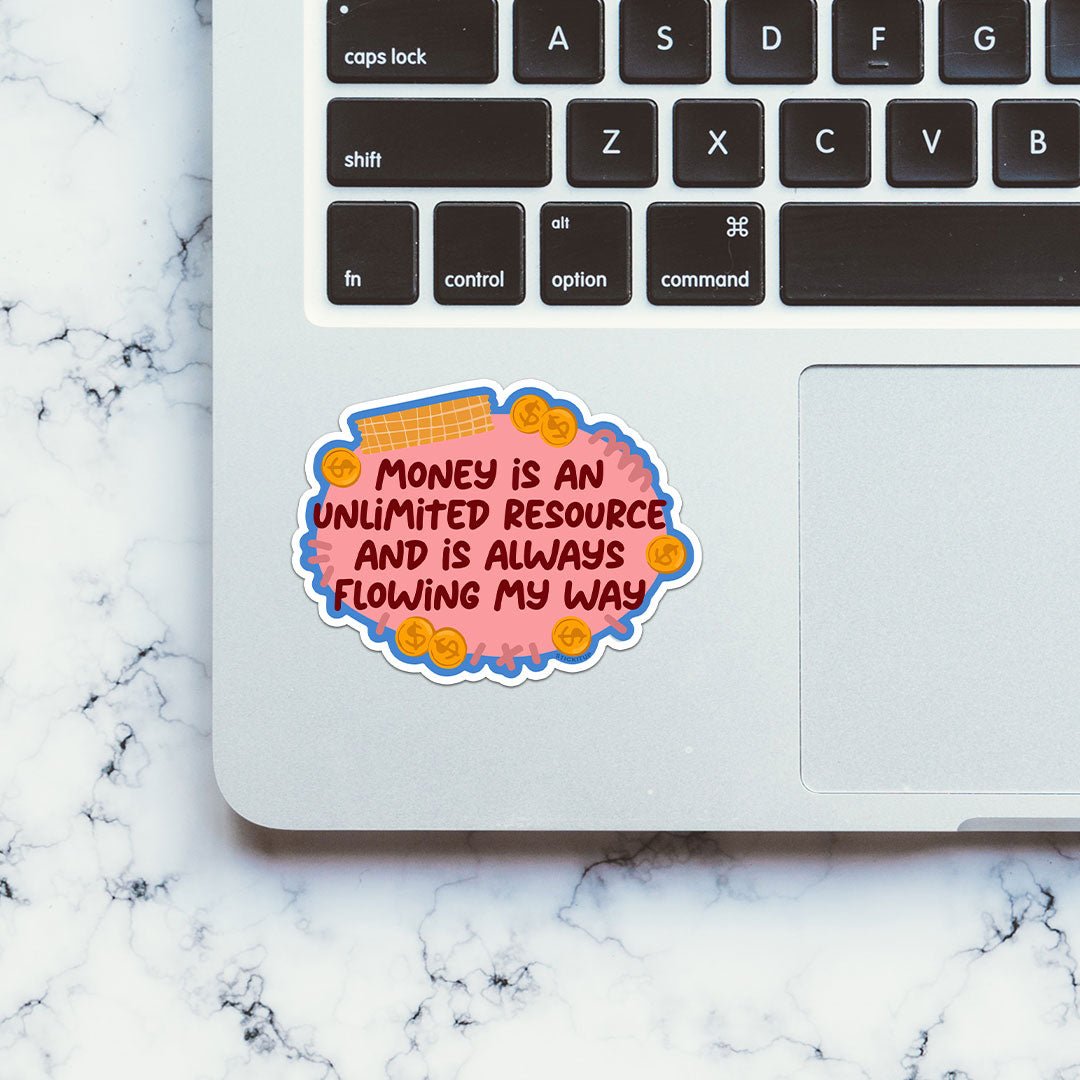 Money Is An Sticker waterproof vinyl decal for laptop, bike, car & bottle