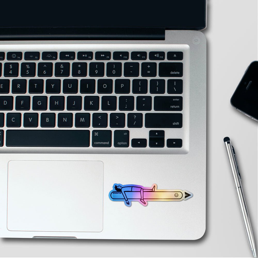 Mood Bar Holographic Stickers waterproof vinyl decal for laptop, bike, car & bottle