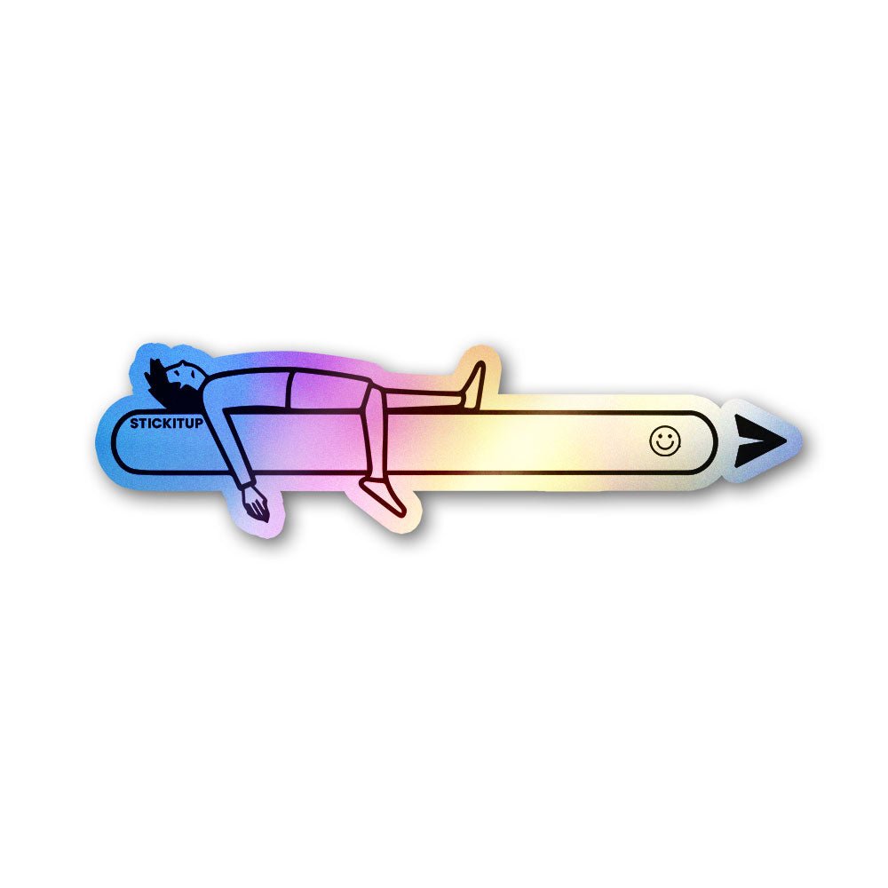 Mood Bar Holographic Stickers waterproof vinyl decal for laptop, bike, car & bottle