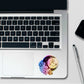 Moon Child Leo Holographic Sticker waterproof vinyl decal for laptop, bike, car & bottle