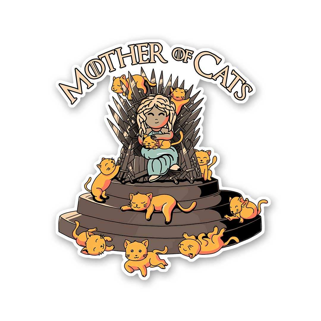 Mother Of Cats Sticker - Stickers | STICK IT UP