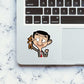 Mr. Bean Sticker waterproof vinyl decal for laptop, bike, car & bottle
