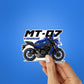 MT - 07 Sticker waterproof vinyl decal for laptop, bike, car & bottle