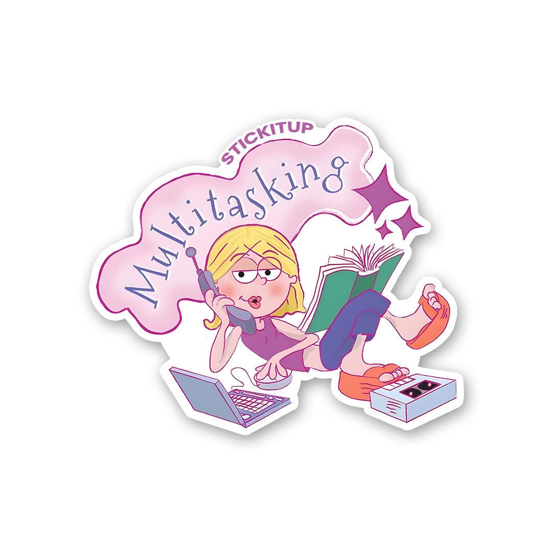MULTITASKING Sticker - Stickers | STICK IT UP