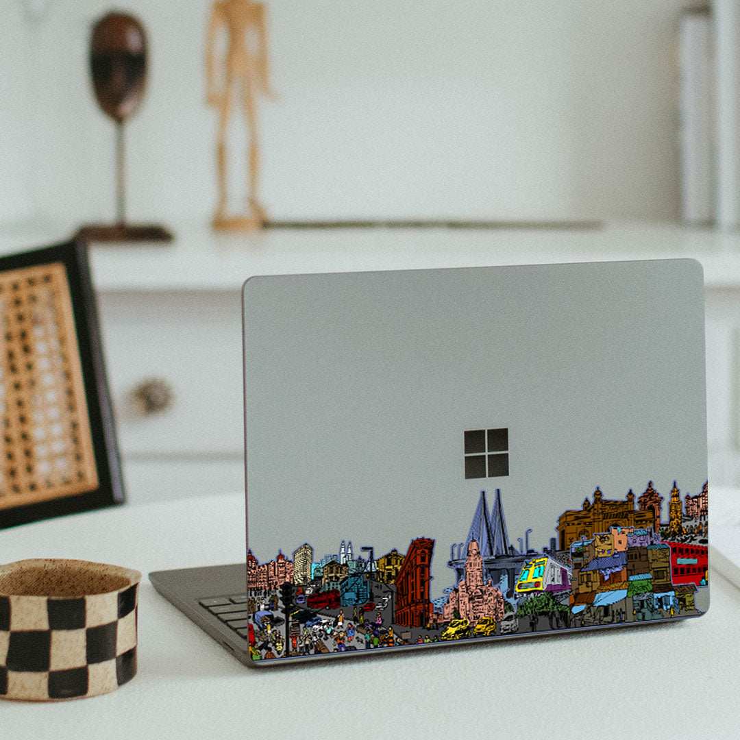 Mumbai Infinity Sticker waterproof vinyl decal for laptop, bike, car & bottle
