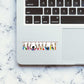 Mumbai Rush Sticker waterproof vinyl decal for laptop, bike, car & bottle