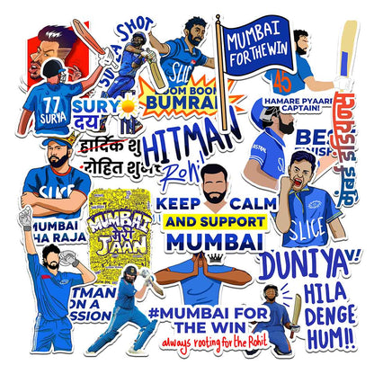 Mumbai Sticker Pack [20 Sticker] waterproof vinyl decal for laptop, bike, car & bottle