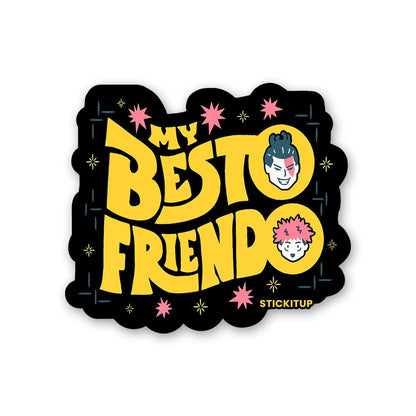 My Besto Friendo Sticker waterproof vinyl decal for laptop, bike, car & bottle