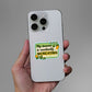 My Income Is Constantly Sticker waterproof vinyl decal for laptop, bike, car & bottle