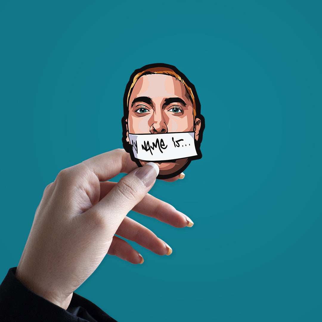 My Name Is Sticker waterproof vinyl decal for laptop, bike, car & bottle