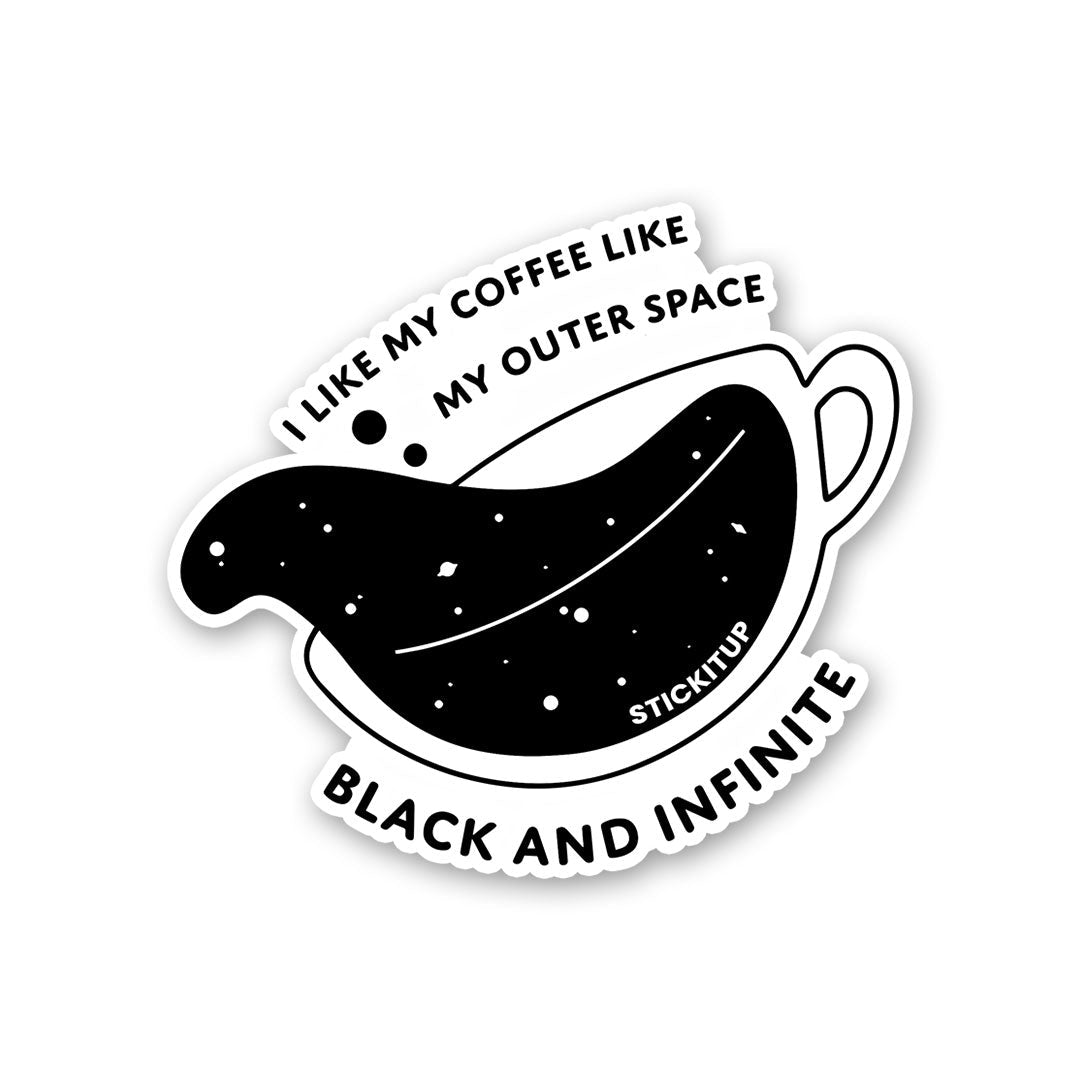 My Outer Space Sticker waterproof vinyl decal for laptop, bike, car & bottle