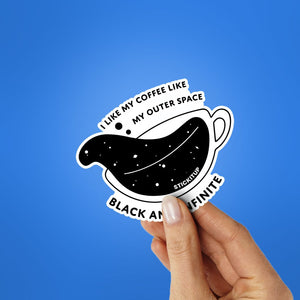 My Outer Space Sticker waterproof vinyl decal for laptop, bike, car & bottle