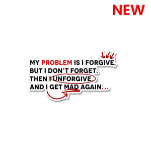 My Problem Is Sticker waterproof vinyl decal for laptop, bike, car & bottle