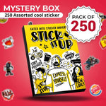 Mystery Box 5 [250 Random Stickers] waterproof vinyl decal for laptop, bike, car & bottle