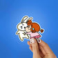 Nane Sticker waterproof vinyl decal for laptop, bike, car & bottle