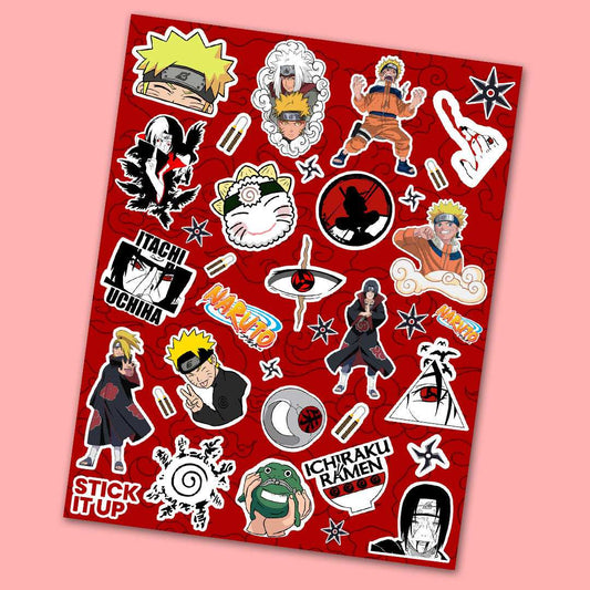Naruto Mini Sticker Sheet - STICK IT UP