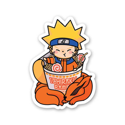 Naruto Ramen Sticker waterproof vinyl decal for laptop, bike, car & bottle