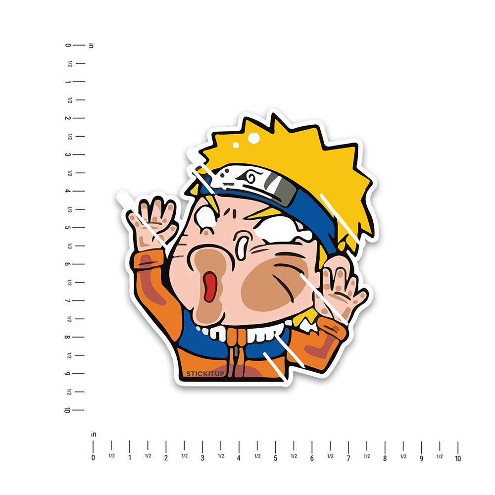 Naruto Uzumaki Bumper Sticker waterproof vinyl decal for laptop, bike, car & bottle