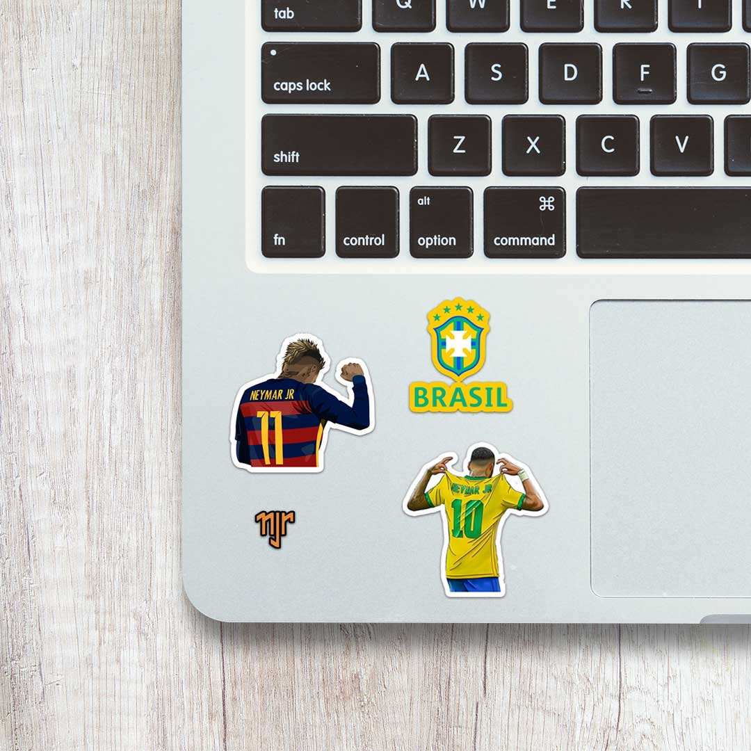 Naymar mini sticker sheet waterproof vinyl decal for laptop, bike, car & bottle