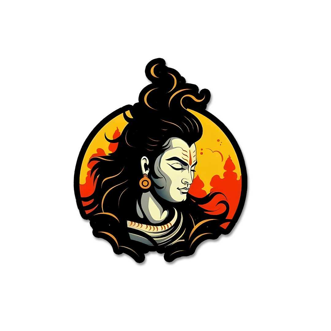 Neelkanth Sticker waterproof vinyl decal for laptop, bike, car & bottle