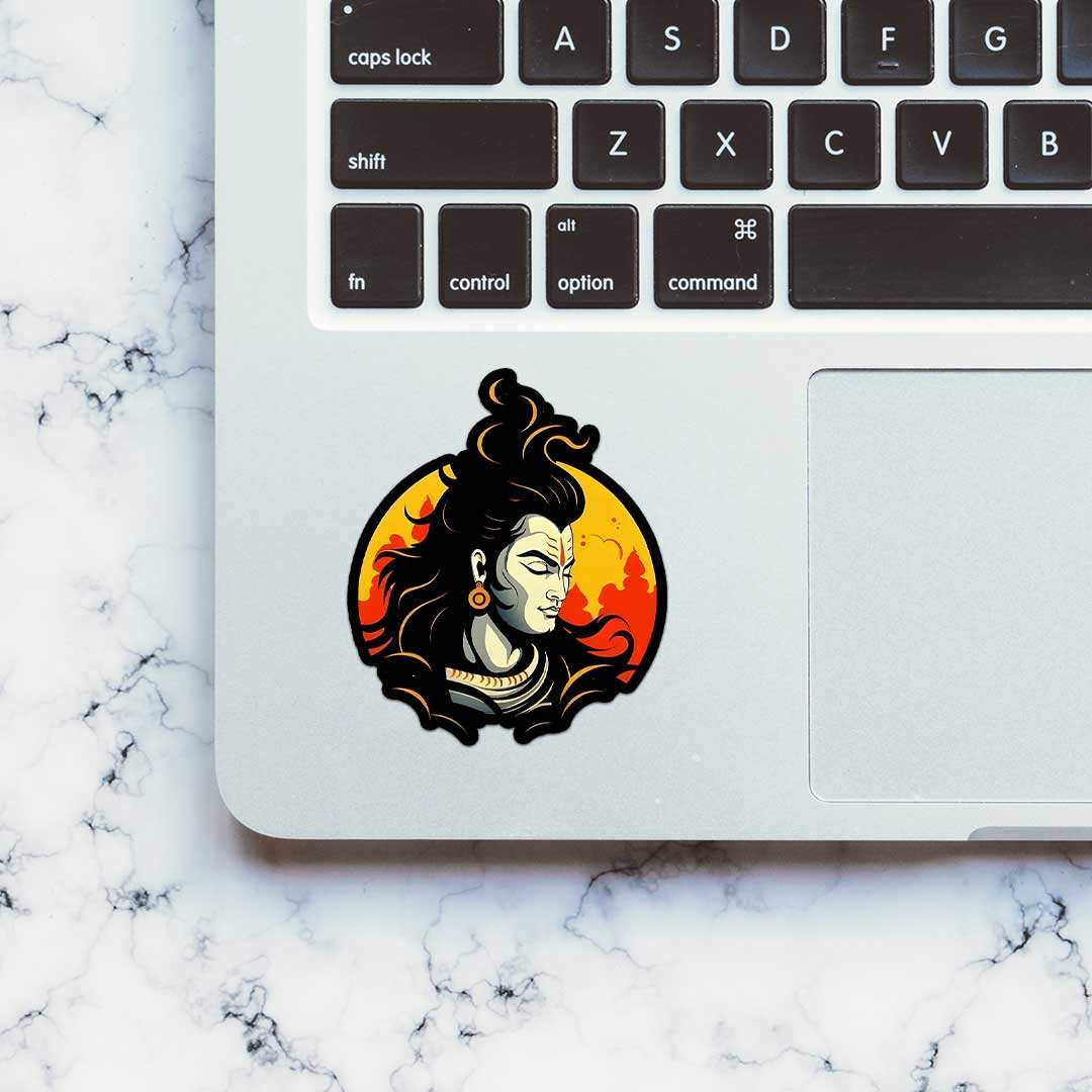 Neelkanth Sticker waterproof vinyl decal for laptop, bike, car & bottle