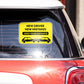 New driver new mistakes Bumper Sticker waterproof vinyl decal for laptop, bike, car & bottle