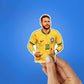 Neymar Jr Brazil 2.0 Sticker waterproof vinyl decal for laptop, bike, car & bottle