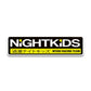Nightkids Bumper Sticker waterproof vinyl decal for laptop, bike, car & bottle