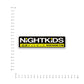 Nightkids Bumper Sticker waterproof vinyl decal for laptop, bike, car & bottle